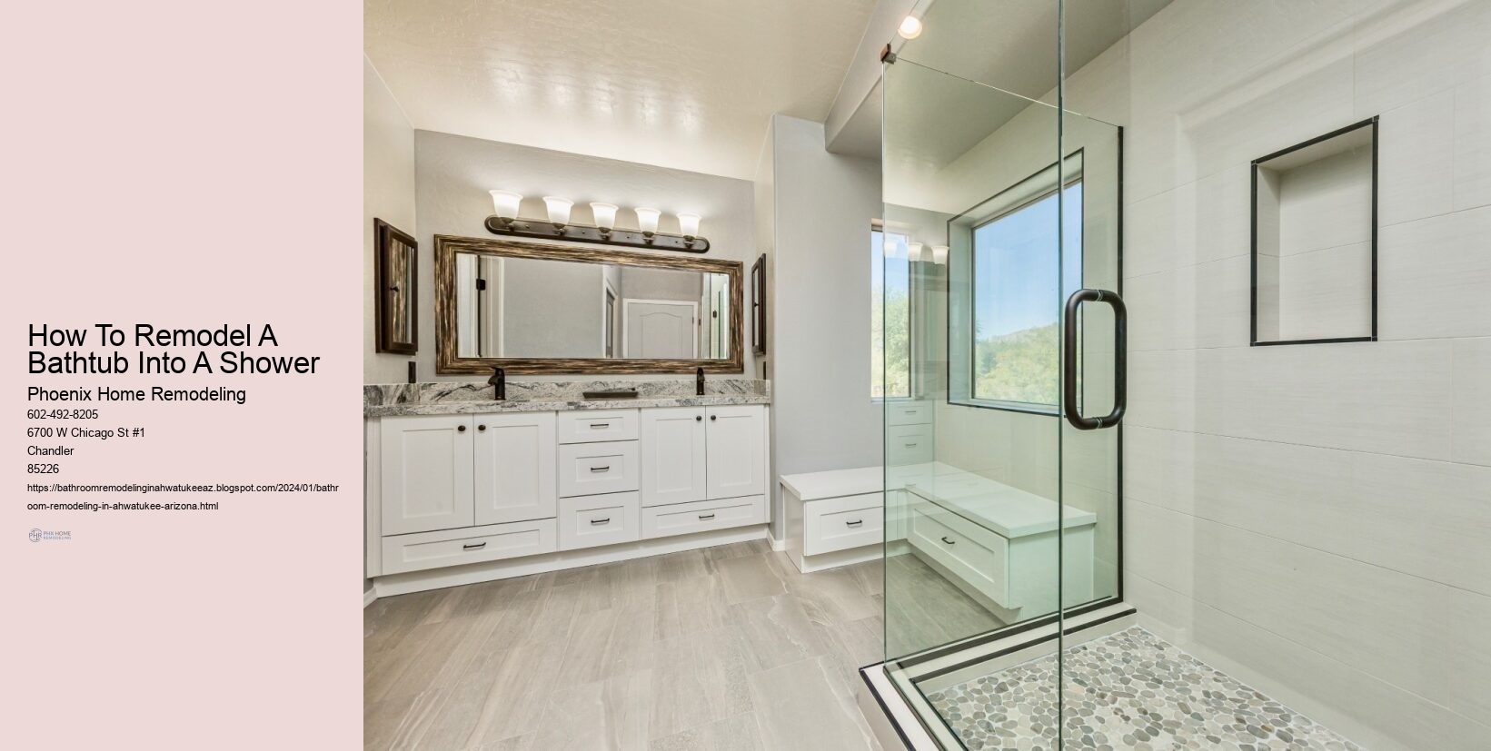 How To Remodel A Bathtub Into A Shower
