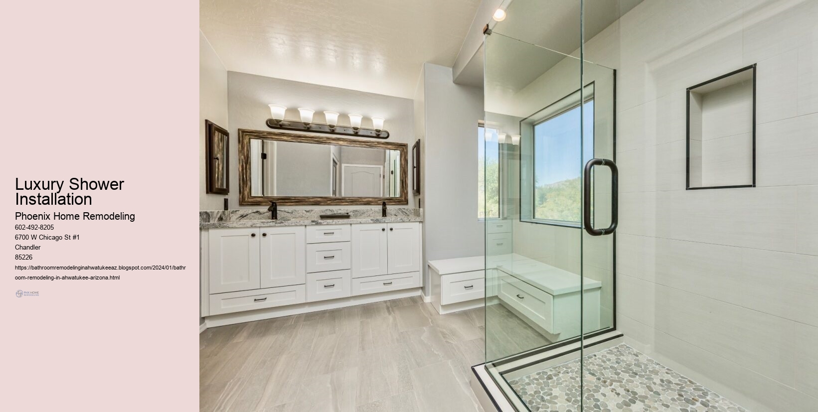 Luxury Shower Installation