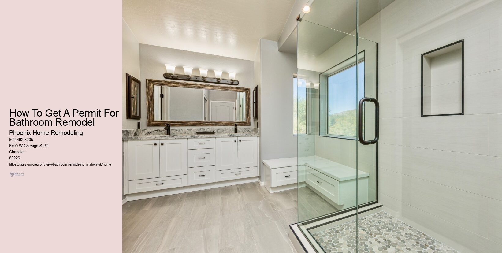 How To Get A Permit For Bathroom Remodel