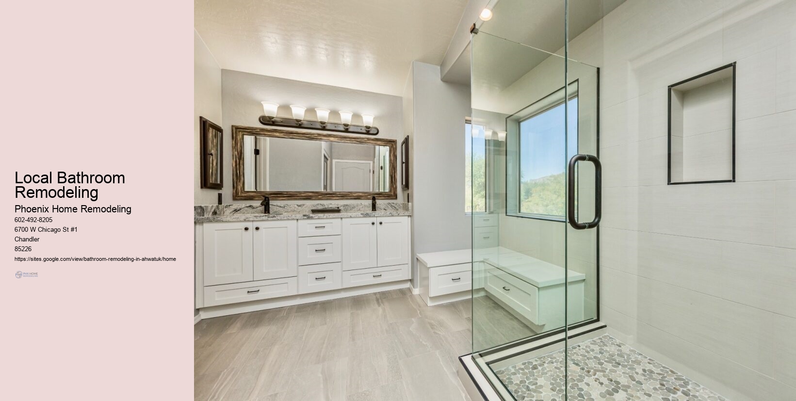 Local Bathroom Remodeling
