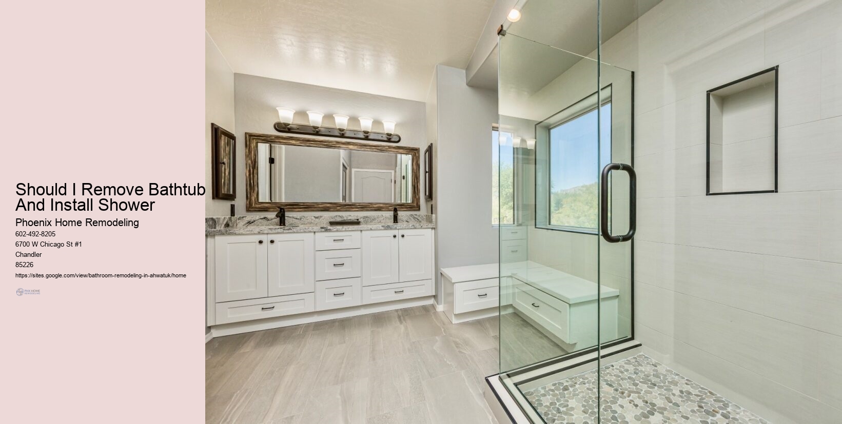 Should I Remove Bathtub And Install Shower