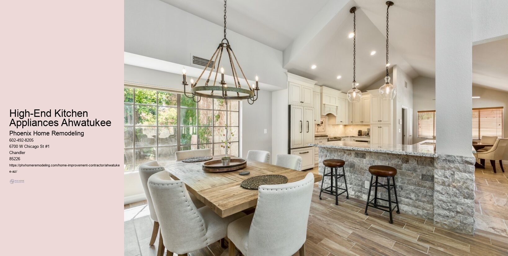 Are there eco-friendly kitchen remodeling options in Ahwatukee