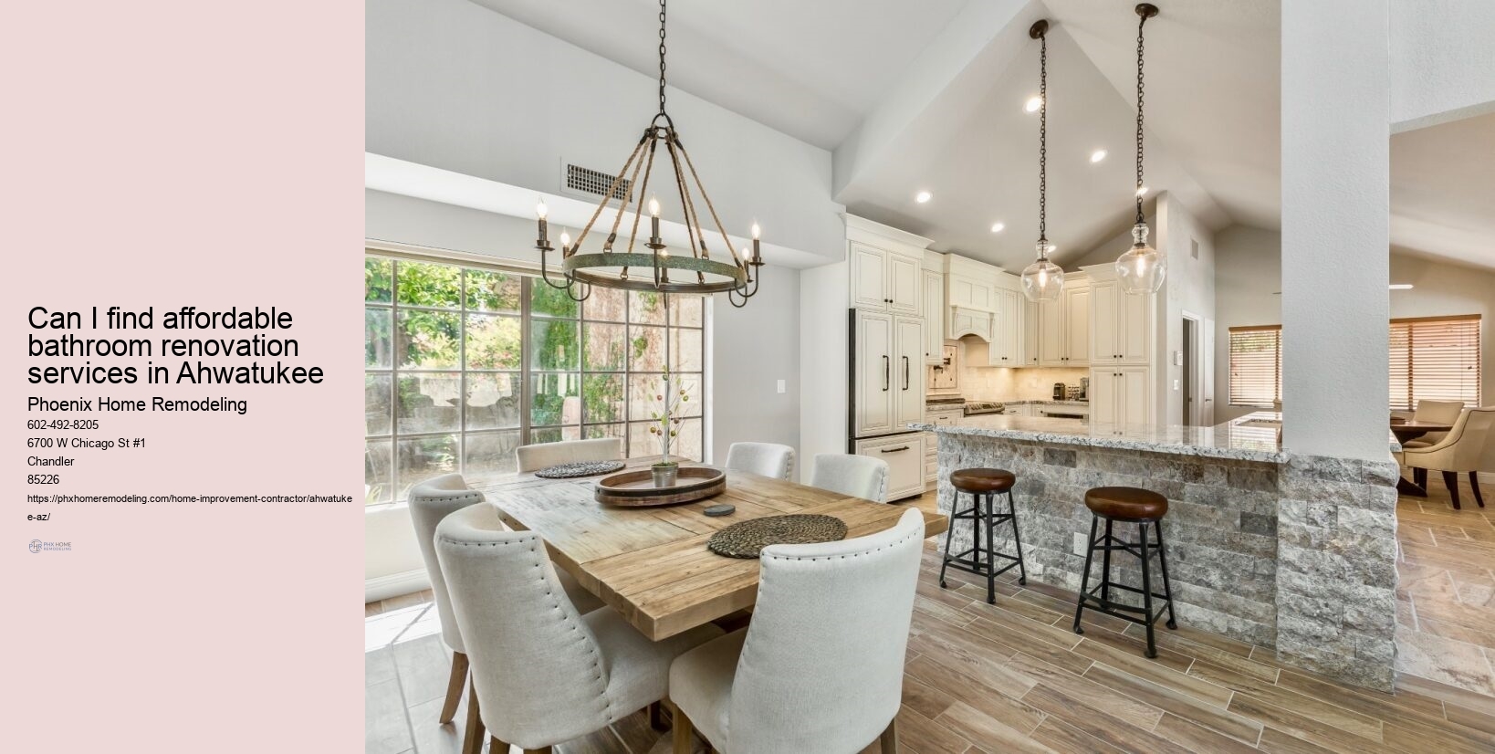 Who does the best tiling work in Ahwatukee