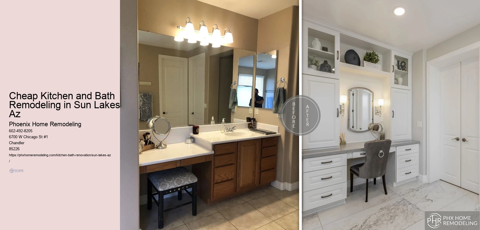 Kitchen and Bathroom Remodeling Sun Lakes