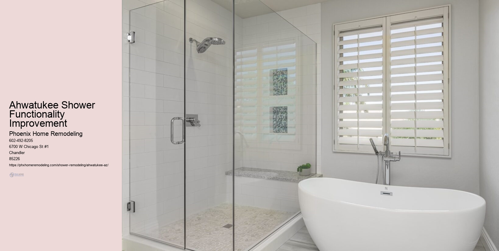 Ahwatukee Shower Functionality Improvement