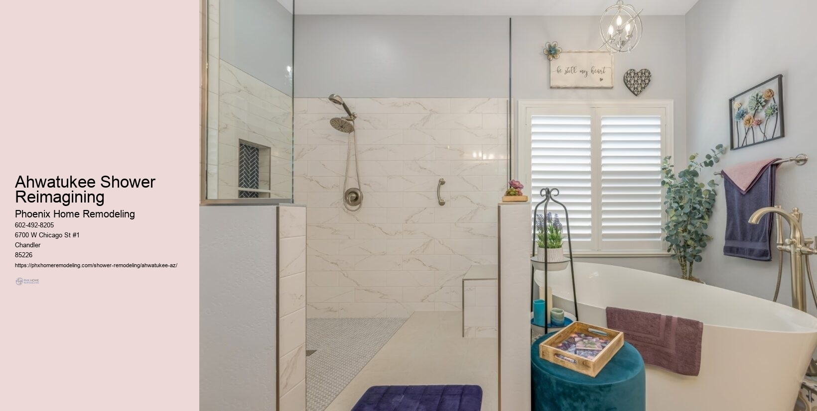 Customized Shower Design Ahwatukee