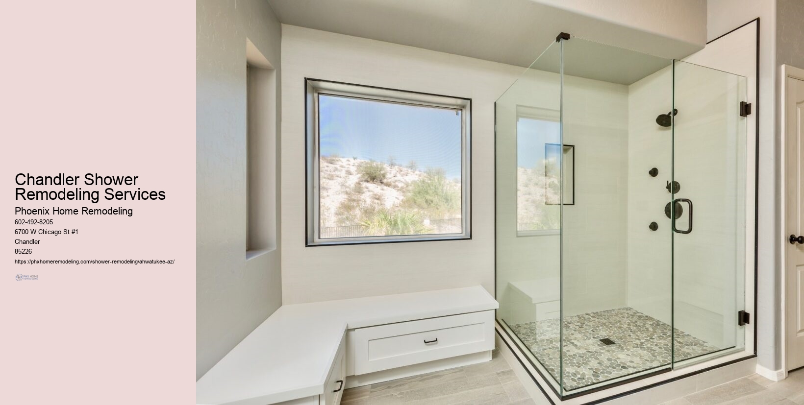 High-Tech Shower Remodel Ahwatukee