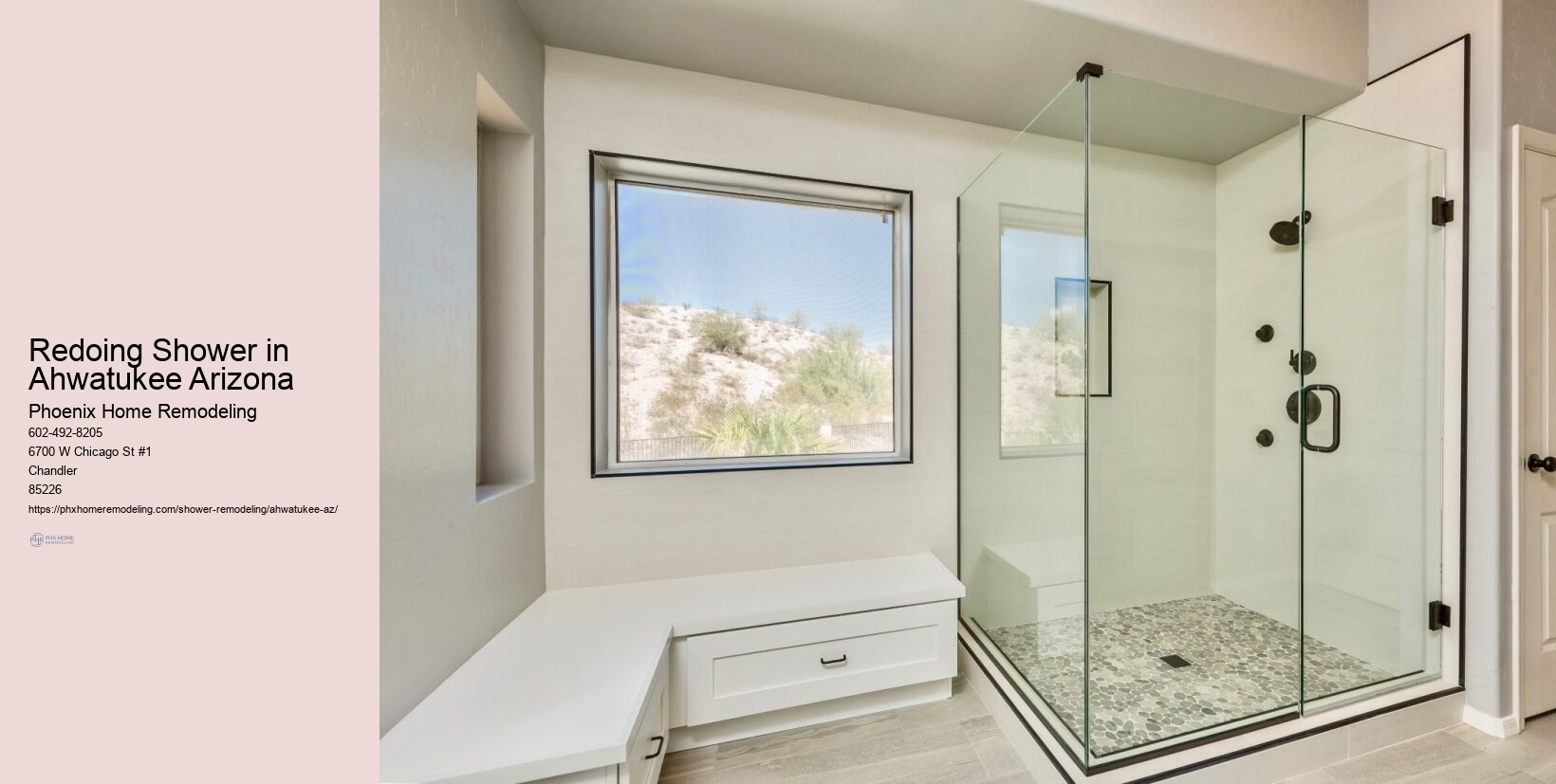 Ahwatukee Home Shower Remodel