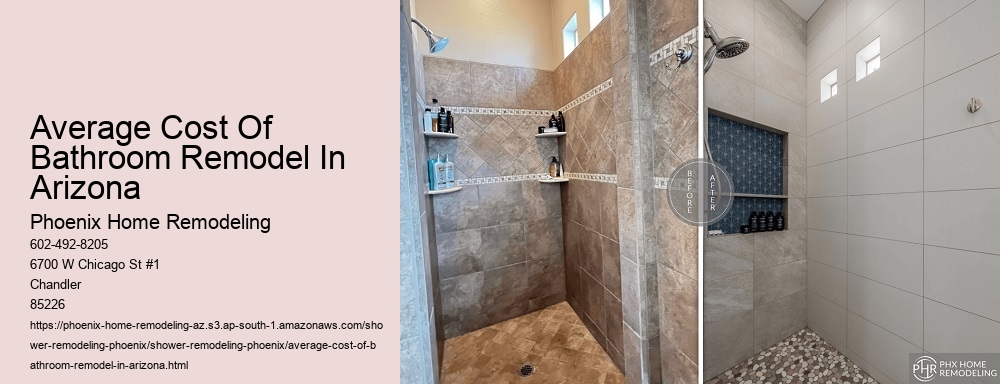 Average Cost Of Bathroom Remodel In Arizona
