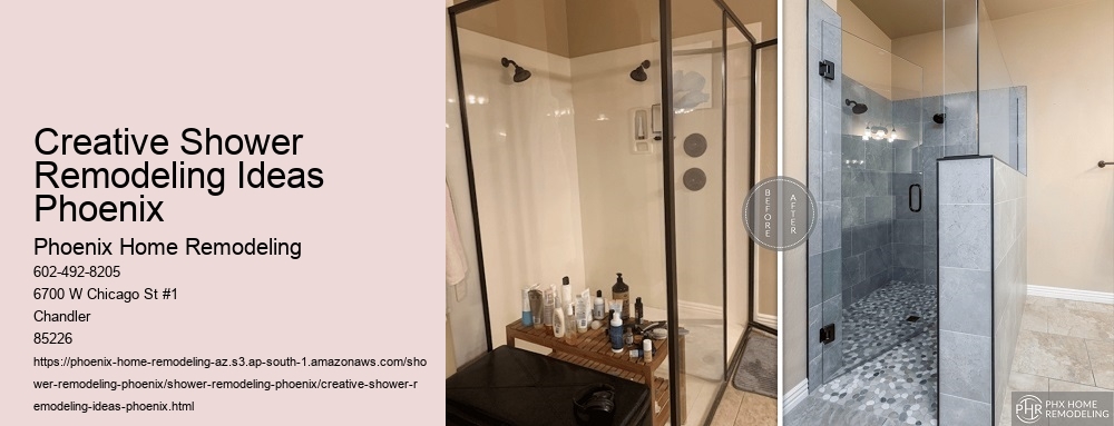 Creative Shower Remodeling Ideas Phoenix