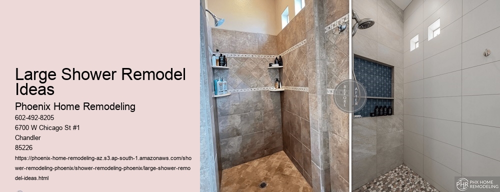 Large Shower Remodel Ideas