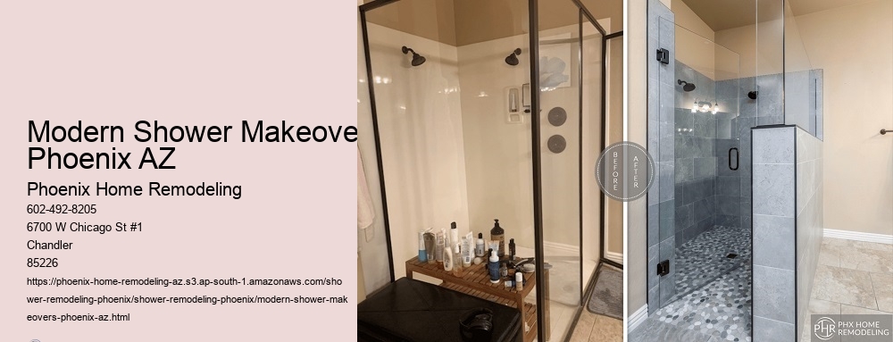 Modern Shower Makeovers Phoenix AZ