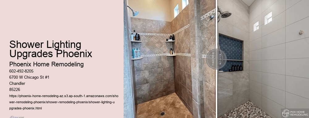 Shower Lighting Upgrades Phoenix