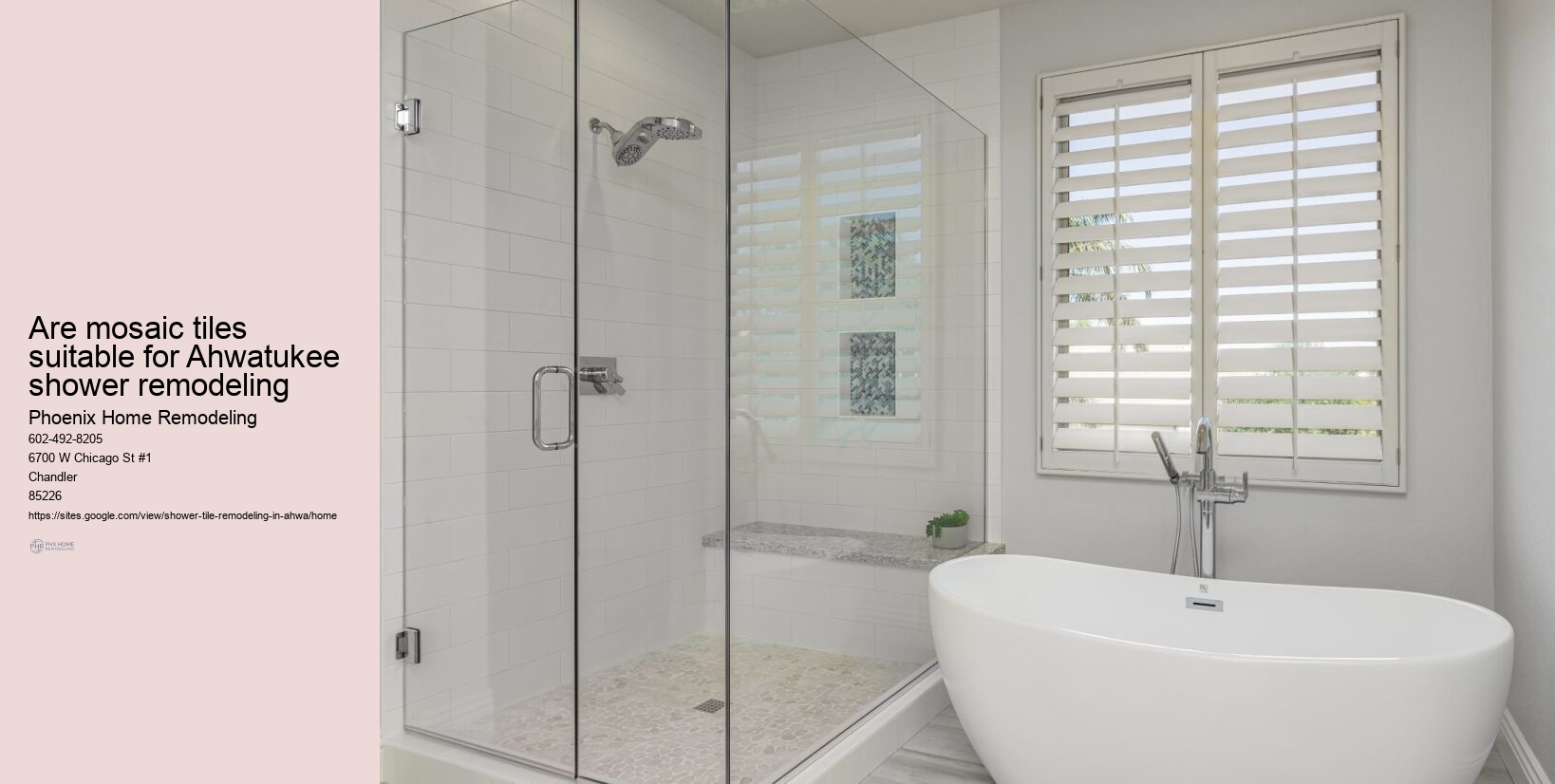 Shower Tile Remodeling in Tempe