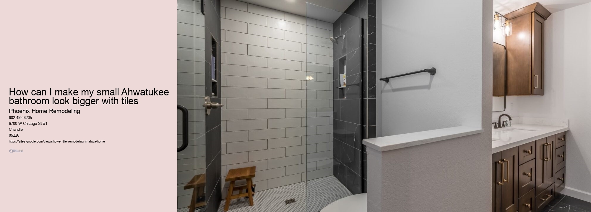 Modern Shower Tile Ideas Ahwatukee