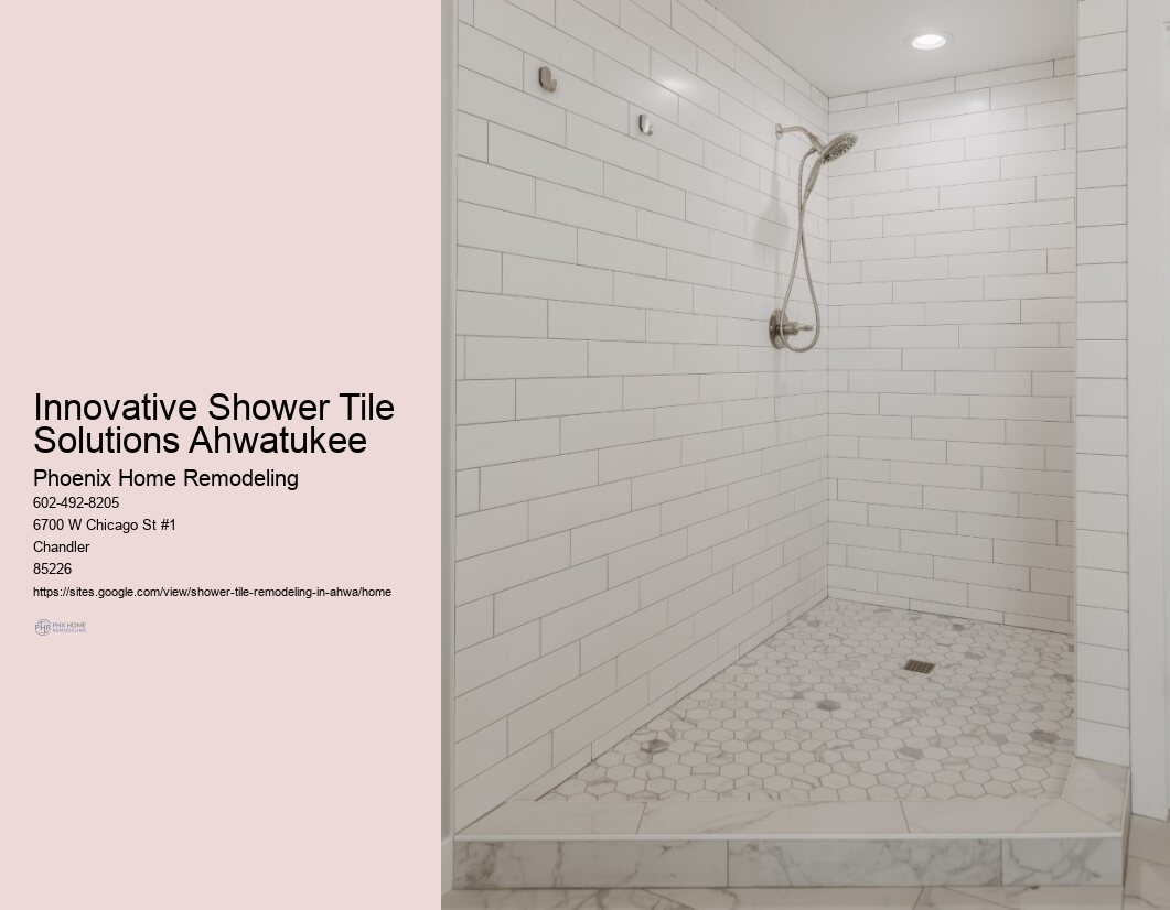 Luxury Shower Tile Remodel Ahwatukee