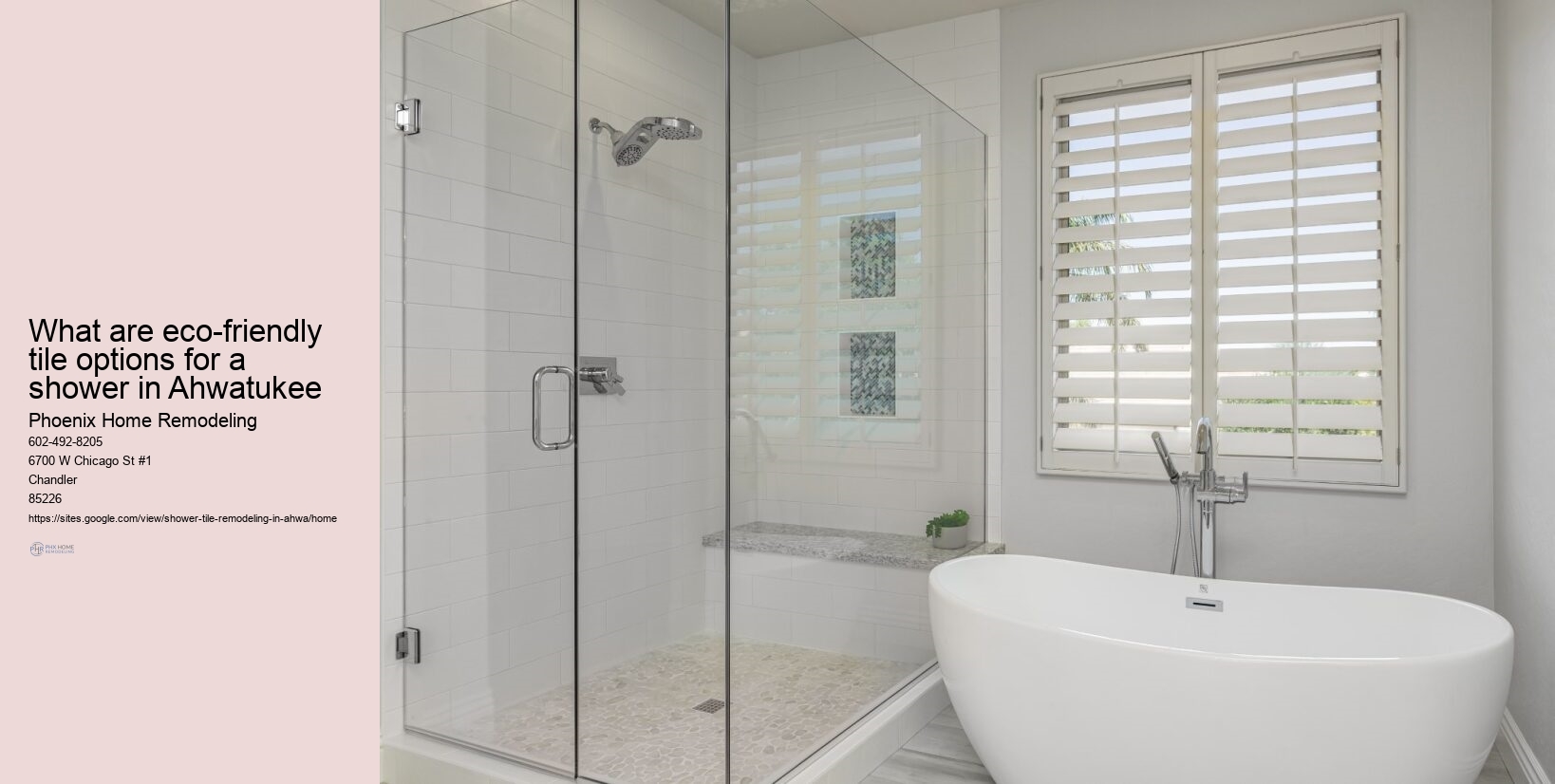 Innovative Shower Tile Solutions Ahwatukee
