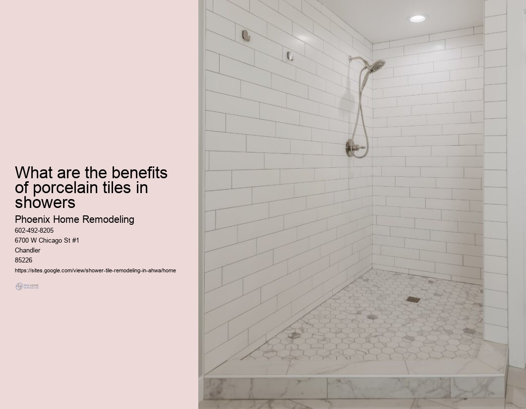 Ahwatukee Shower Tile Installation