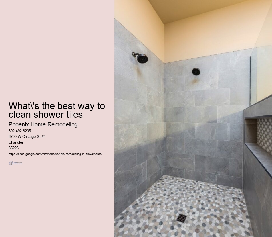 How long does shower tile remodeling take in Ahwatukee