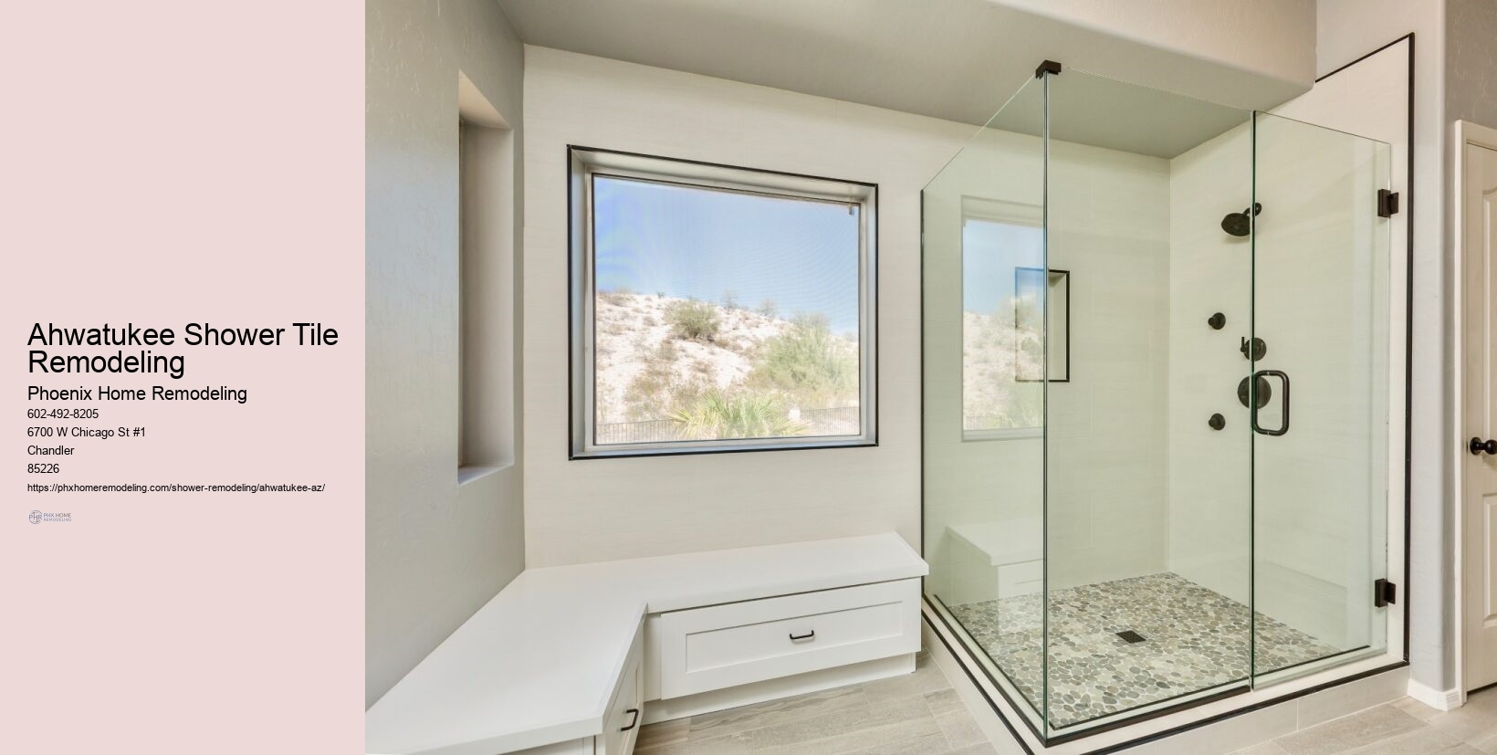 Shower tile installation