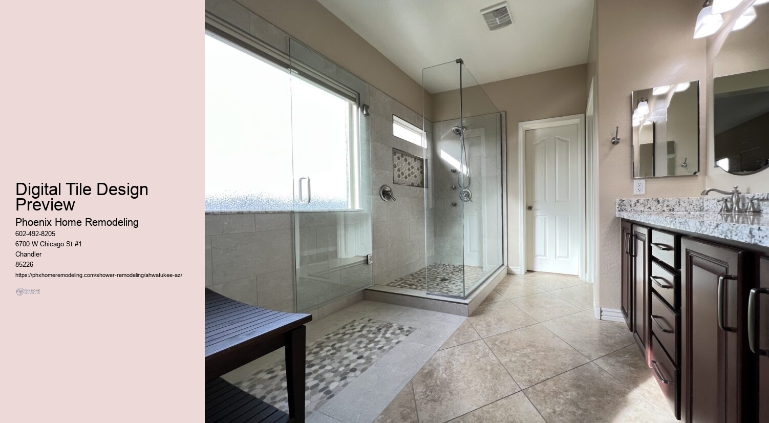 Shower tile patterns