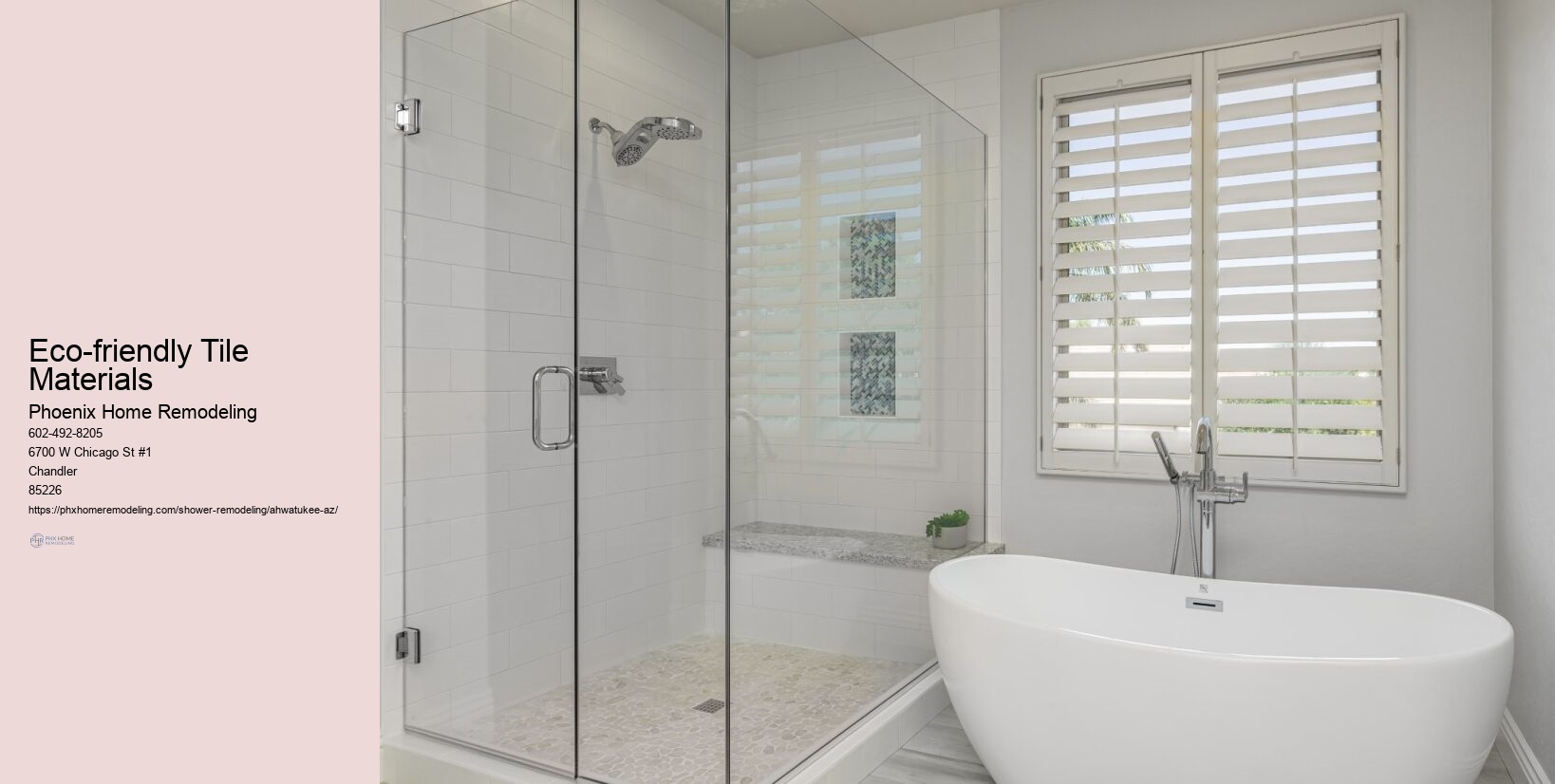 Ahwatukee Shower Tile Texture Options