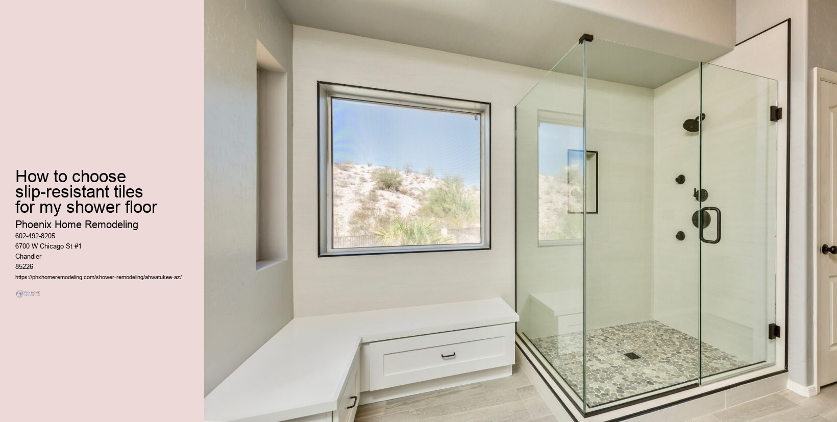 Slip-resistant Shower Tile Ahwatukee