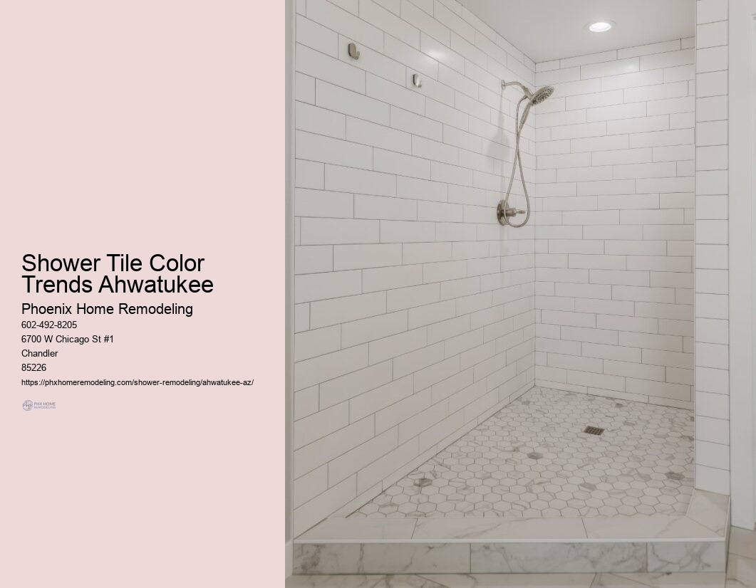 Ahwatukee Shower Tile Refurbishment