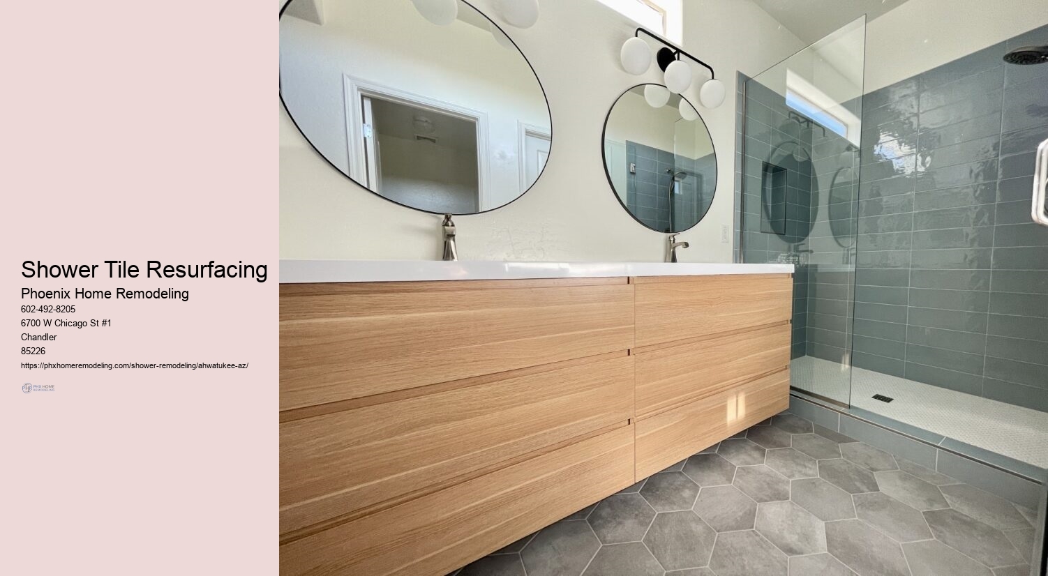 Shower Tile Resurfacing