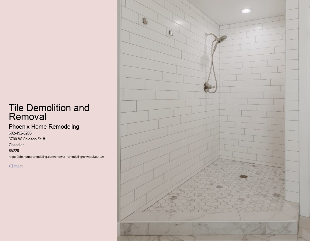 Large Format Shower Tile Ahwatukee