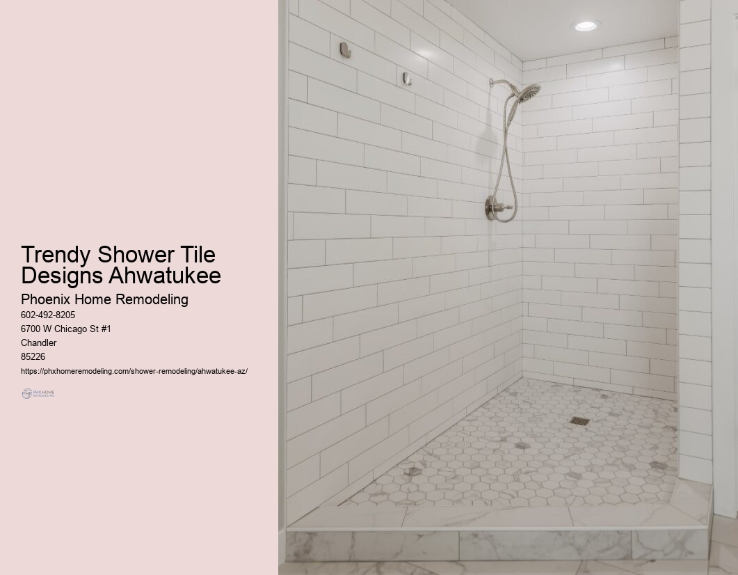 LED Shower Tile Lighting